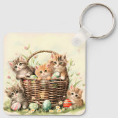 Spring Kitten Paasmand Sleutelhanger (Achterkant)