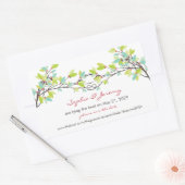 Spring Knoted Love Trees Save the Date Sticker (Envelop)