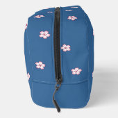 Spring Kokeshi Doll - Cute Japanese Geisha Blue Toilettasje (Rechts)