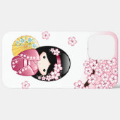 Spring Kokeshi Doll - Cute Japanese Geisha Girl Case-Mate iPhone Case (Achterkant / Rechts)