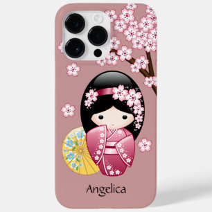 Spring Kokeshi Doll - Japanse geisha kletsen op ro Case-Mate iPhone Case