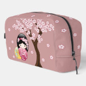 Spring Kokeshi Doll - Japanse geisha Pink Toilettasje (Rechterhoek)