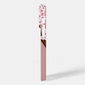 Spring Kokeshi Doll - Stomme Japanse geisha op Roz Case-Mate iPhone Case (Achterkant / Links)