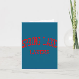 Spring lake high school hs spring lake mi vintage kaart
