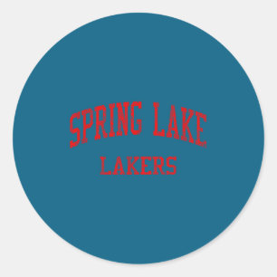 Spring lake high school hs spring lake mi vintage ronde sticker