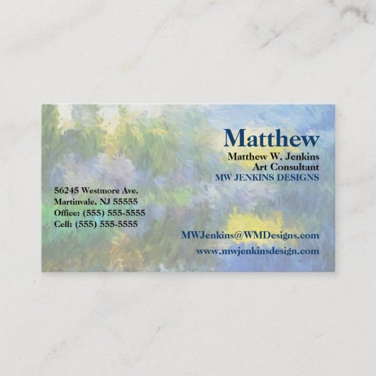 Spring Lake Impressions Visitekaartje (Voorkant)