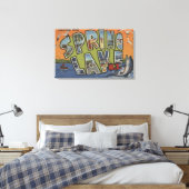 Spring Lake, New Jersey - Large Letter Scenes Canvas Afdruk (Insitu (Slaapkamer))