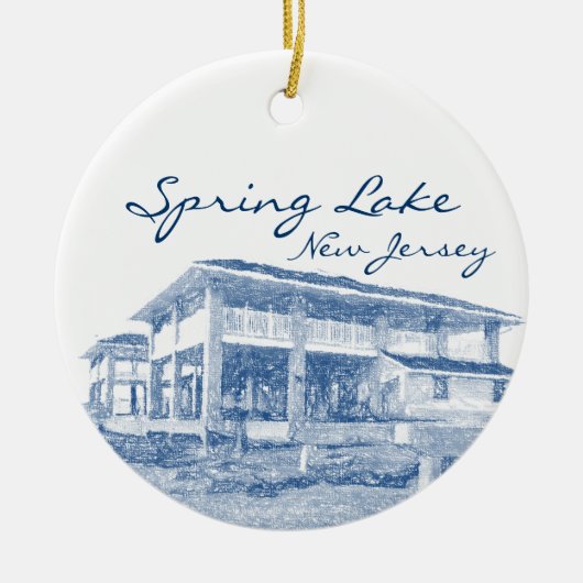 Spring Lake New Jersey Ornament (Voorkant)