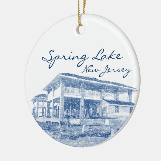 Spring Lake New Jersey Ornament (Links)