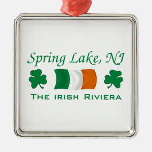 Spring Lake, NJ Metalen Ornament
