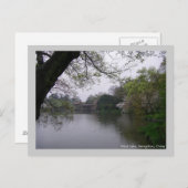 Spring Lakeside/ Travel Photo China Briefkaart (Voorkant / Achterkant)