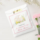Spring Lamb Baby shower Bedankzakje (Gezegeld)