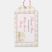 Spring Lamb Baby shower Cadeaulabel (Voorkant)