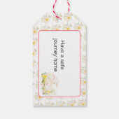 Spring Lamb Baby shower Cadeaulabel (Achterkant)