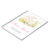 Spring Lamb Baby Shower Guest Book Notitieboek (Linkerzijde)