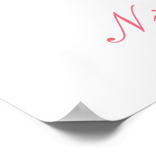 Spring Lamb Baby shower Poster (Hoek)