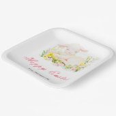 Spring Lamb Easter Brunch Papieren Bordje (Gebogen)