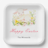 Spring Lamb Easter Brunch Papieren Bordje (Voorkant)