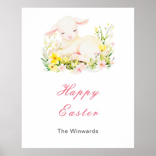 Spring Lamb Easter Brunch Poster (Voorkant)