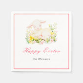 Spring Lamb Easter Brunch Servet (Voorkant)