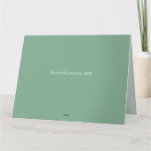 Spring Lambs Paasgevouwen Wenskaart Kaart (Achterkant)