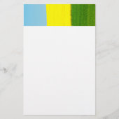 Spring Landscape Meadow Briefpapier (Voorkant)