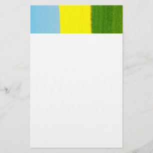 Spring Landscape Meadow Briefpapier