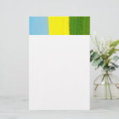 Spring Landscape Meadow Briefpapier (Staand voorkant)