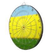 Spring Landscape Meadow Dartbord (Voorkant Rechts)