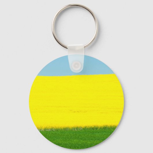 Spring Landscape Meadow Sleutelhanger (Voorkant)