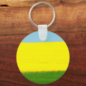 Spring Landscape Meadow Sleutelhanger (Voorkant)