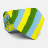 Spring Landscape Meadow Stropdas (Opgerold)