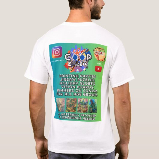Spring Landscape T-shirt (Achterkant)