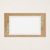 Spring leest Rustic Kraft Gift Kaart (Achterkant)