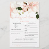 Spring lelies roze Baby voorspellingen advies kaar (Voorkant)