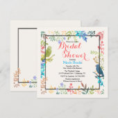 Spring Lijst Invitation Kaart (Voorkant / Achterkant)