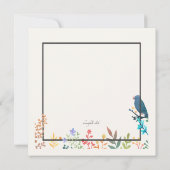 Spring Lijst Meet & Greet Invitation Kaart (Achterkant)