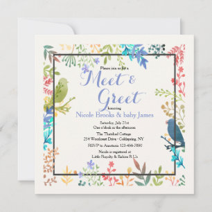Spring Lijst Meet & Greet Invitation Kaart
