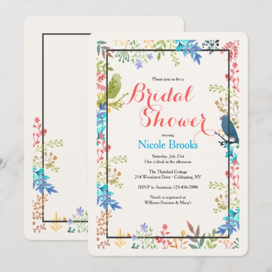 Spring Lijst Verticaal Vrijgezellenfeest Kaart (Voorkant / Achterkant)