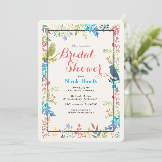 Spring Lijst Verticaal Vrijgezellenfeest Kaart (Staand voorkant)