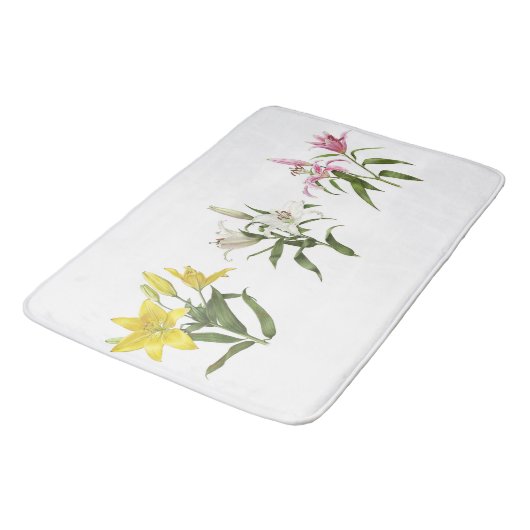 Spring Lily Flower Garden Badmat (Gekanteld)