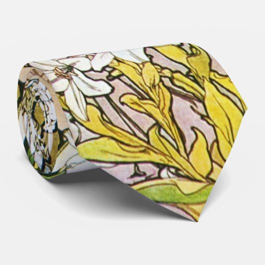 Spring Lily Stropdas (Opgerold)