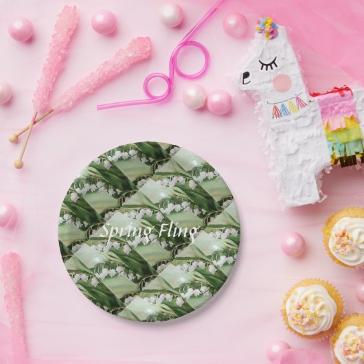 SPRING LILY VAN DE VALLEY PAPIEREN BORDJE (Feest)