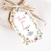 Spring Little Wildflower Verjaardagsfeest Favoriet Cadeaulabel