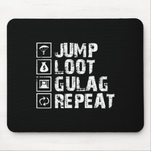 Spring Loot Gulag Herhaal Gamer Cadeau Gaming Game Muismat