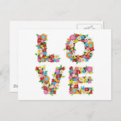 Spring Love Briefkaart (Voorkant / Achterkant)