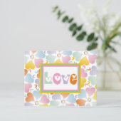 Spring Love Briefkaart (Staand voorkant)