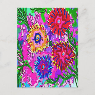 Spring Love for you - Vibrant Foral Romance V1 Briefkaart