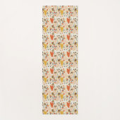 Spring Love Heart Floral Garden Yogamat (Voorkant)