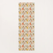 Spring Love Heart Floral Garden Yogamat (Achterkant)